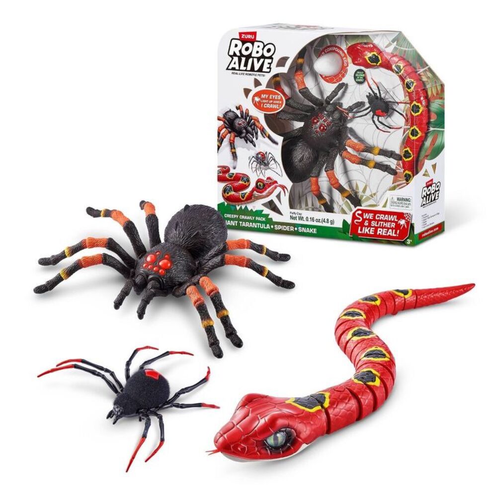 Robo Alive -  Creepy Crawly Pack Red